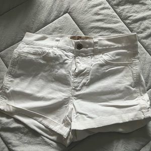 White jean short